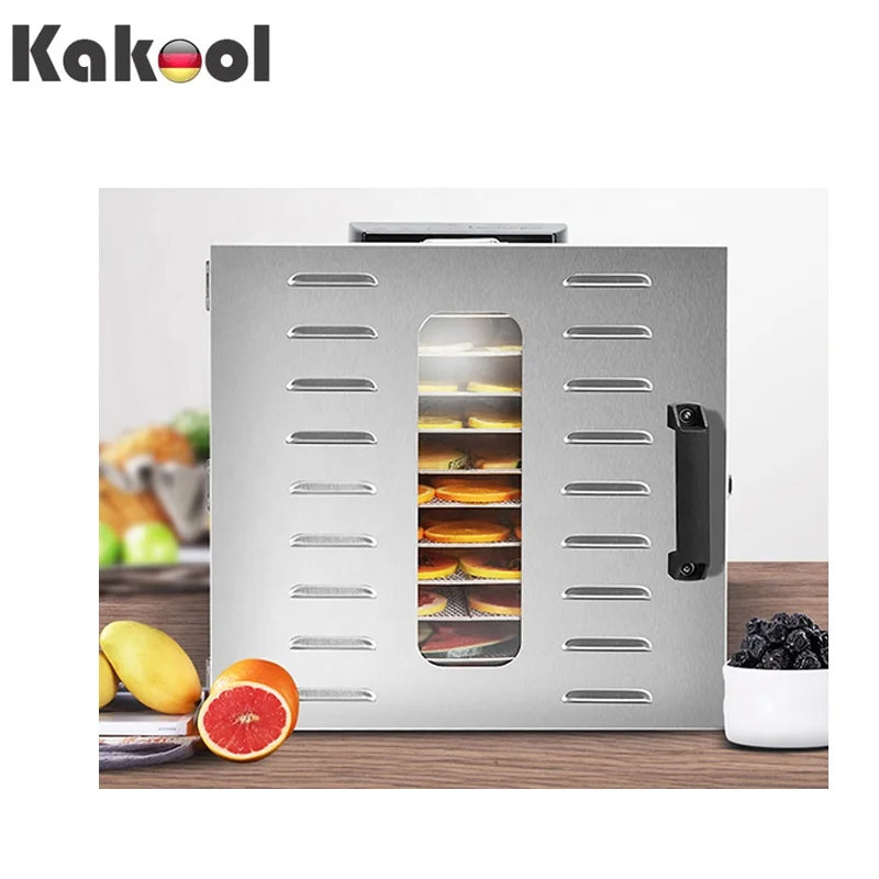 Wholesale 16-Tray Electric Stainless Steel Fruit Drying Machine/Dehydration Machine/Industrial Food Dryer Household Commercial