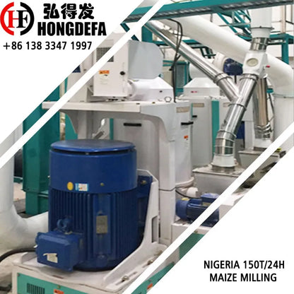 Corn Flour Mill  High Quality Maize Flour Milling Machine to Make Super White Maize