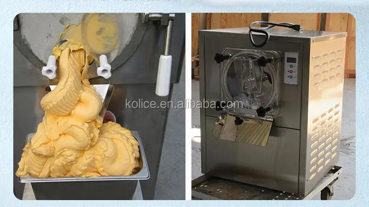 Free Shipment to Europe CE Tiny Table Top Commercial Hard Ice Cream Machine/mini Batch Freezer/counter Gelato Machine