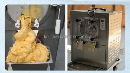 Free Shipment to Europe CE Tiny Table Top Commercial Hard Ice Cream Machine/mini Batch Freezer/counter Gelato Machine