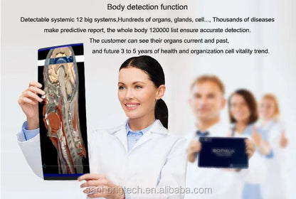 Professional Biophilia Tracker x5 Ultra Quantum Resonance Magnetic Body Health Analyzer with CE
