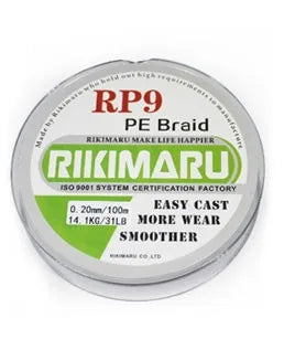 Rikimaru 8X Pro Braids 300yds 1000yds for Long Casting Tournament Fishing Line Sea Angling Line Fresh &Salt Water Hilo De Pescar