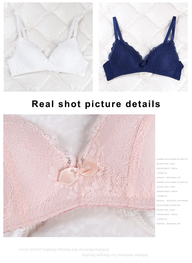 Bras For Women Push Up Plus Size Brassiere Sexy Lace Brasier Mujer Seamless Bralette  Wireless Ladies Bra