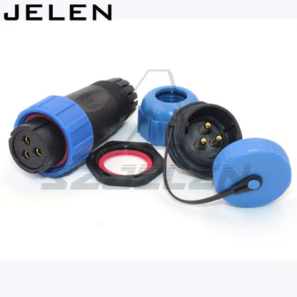 SP21  LED cable connector 3pin Female plug  male socket, Inversion waterproof  Connector,IP68