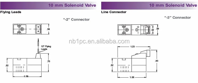 Mini 10MM Solenoid Valve for Sock Machine Wire Connector Type DC6V Small Nylon Sock Pilot Structure Manual Power by PDG ibma