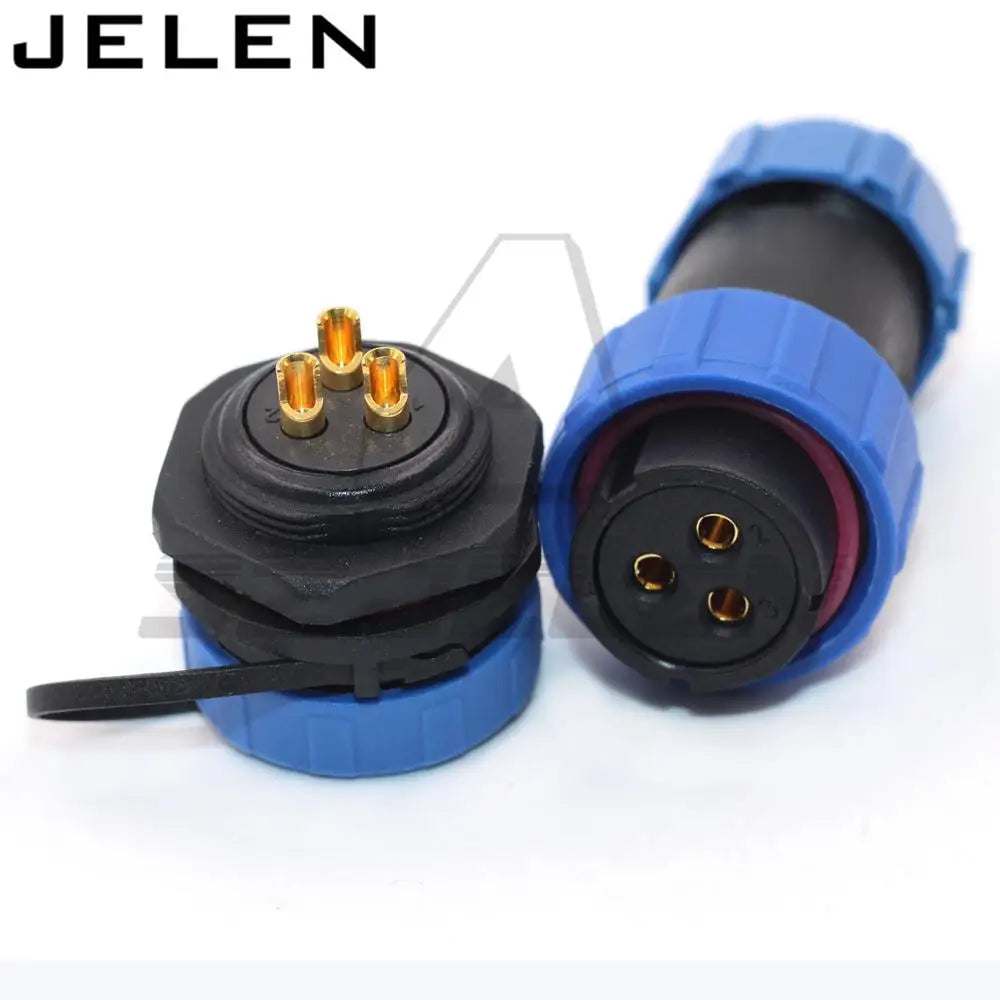 SP21  LED cable connector 3pin Female plug  male socket, Inversion waterproof  Connector,IP68