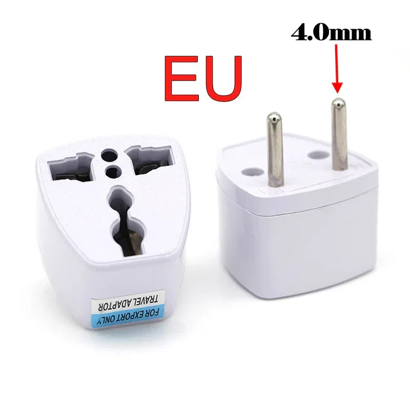 5YOA Power Socket Charging Port Universal Worldwide Travel Wall Charger AC Power AU UK US EU Plug Adapter Adaptor Option 2 USB