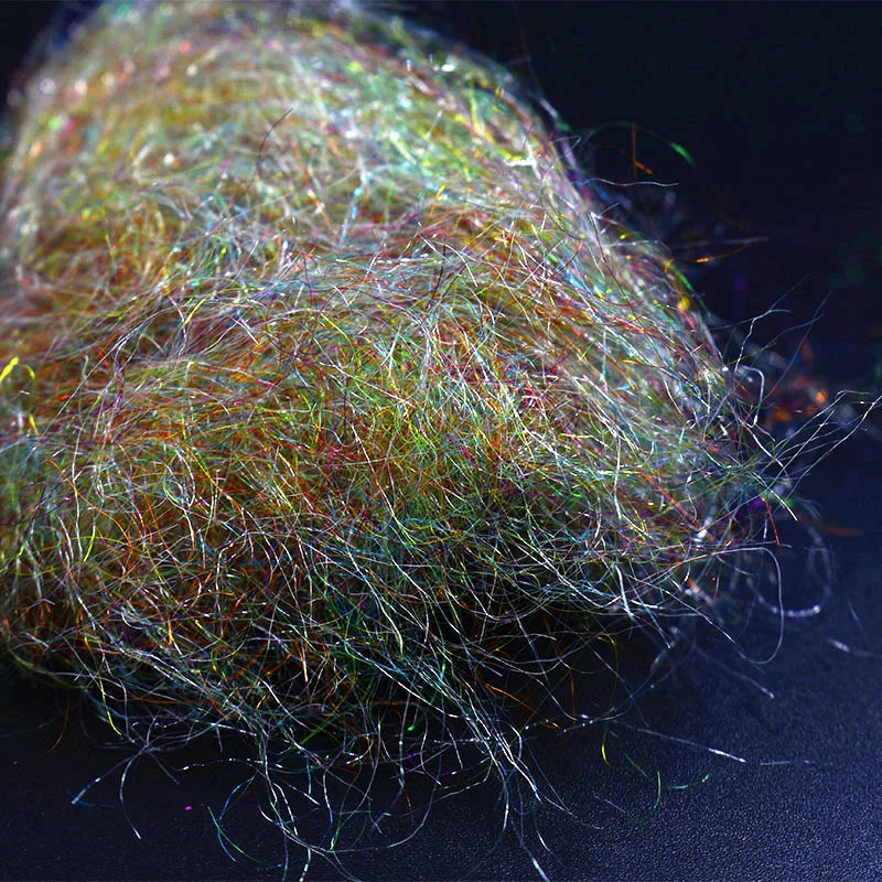 Royal Sissi Hot 2 Styles Fly Tying Rainbow Scud Dub Light & Dark Shade Nymph Dubbing for Trout Flies Colorful Synthetic Shaggy D