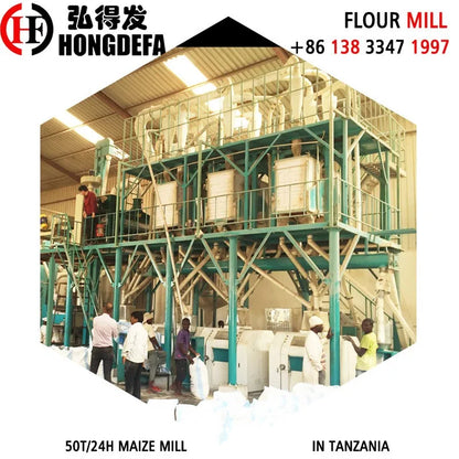 Corn Flour Mill  High Quality Maize Flour Milling Machine to Make Super White Maize