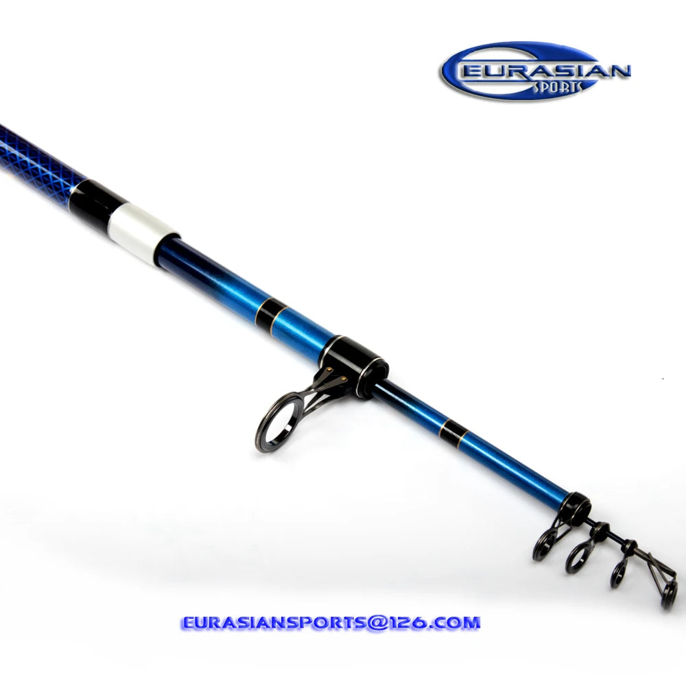 4m 4.5m 100-300g Manufacturer Wholesale Telescopic Carbon Surf with Fuji Reel Seat Fishing Rod