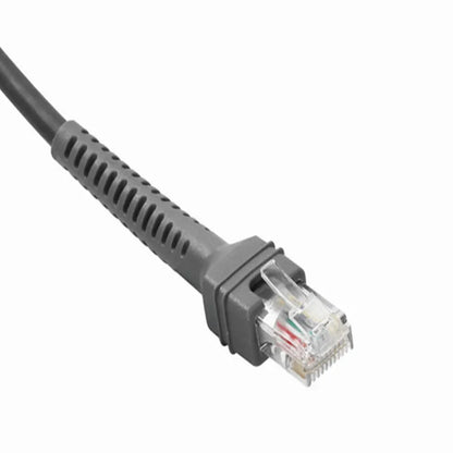 12ft 5M CBA-R03-C12PAR Coiled Retractable RJ45 RS232 Cable TPE/PVC Tinned Copper Conductor 18-Month Warranty for Symbol LS2208