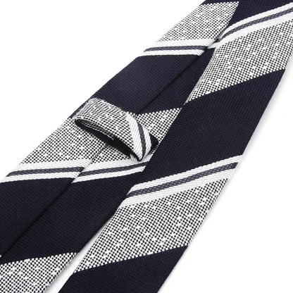 Fashion Tie Classic Men's Stripe Necktie Casual Cotton Suits Bowknots Neck Ties Male Business Skinny Slim Ties Colourful Cravat