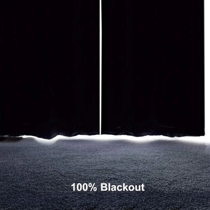Plaid 100% Blackout Curtain For Living Room Darpe Faux Linen Curtains for Bedroom Rideaux Window Customized Cortina