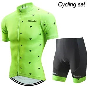 Pro Cycling Jersey Set Men Cycling Set Outdoor Sport Bike Clothes Women Breathable Anti-UV MTB Bicycle Clothing Wear Suit Kit