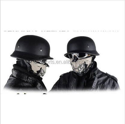 World War II German Style Motorcycle Helmet Capacetes Open Face Retro Motorcycle Helmet Cascos Para Moto