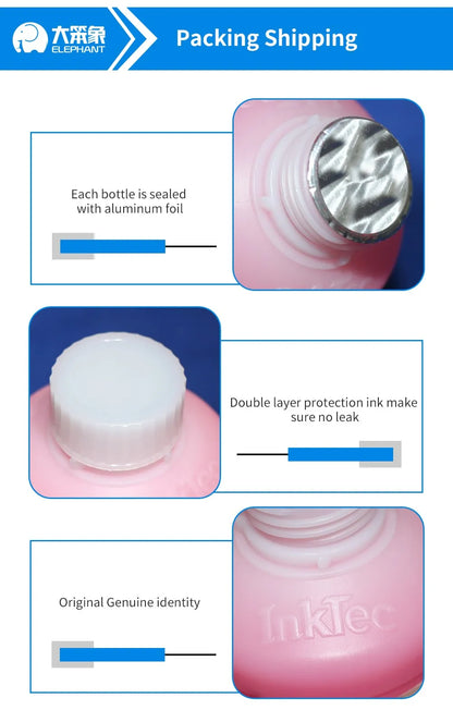 1 Bottle 4 Color 1000ml Hot Sale New Model SES G7 Korea Inktec Sublinova Sublimation Dye Ink