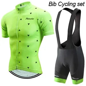 Pro Cycling Jersey Set Men Cycling Set Outdoor Sport Bike Clothes Women Breathable Anti-UV MTB Bicycle Clothing Wear Suit Kit