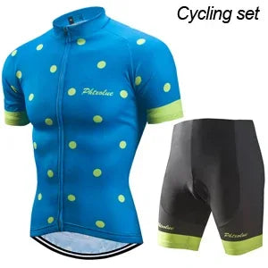 Pro Cycling Jersey Set Men Cycling Set Outdoor Sport Bike Clothes Women Breathable Anti-UV MTB Bicycle Clothing Wear Suit Kit