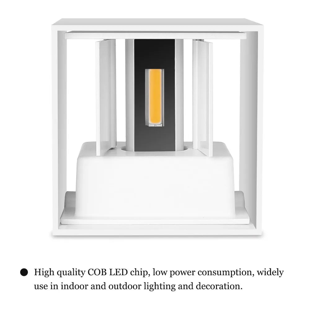 6W 12W LED Wall Light Outdoor Waterproof IP65 Porch Garden Wall Lamp Sconce Balcony Terrace Decoration Lighting Lamp
