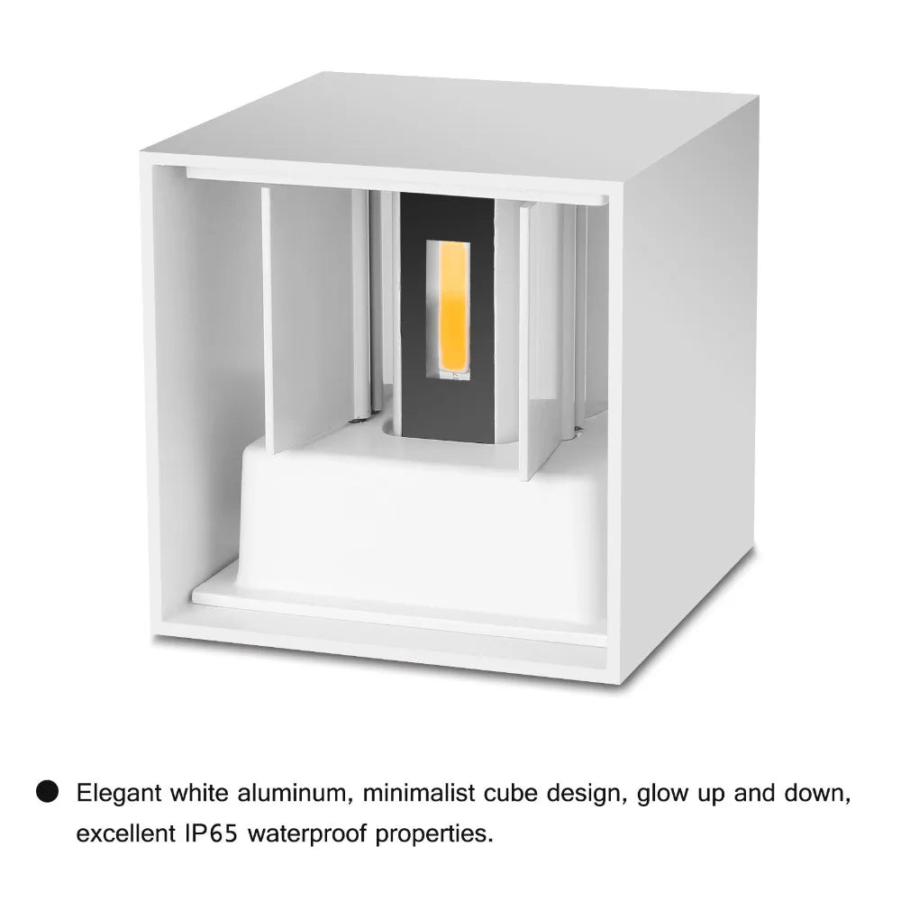 6W 12W LED Wall Light Outdoor Waterproof IP65 Porch Garden Wall Lamp Sconce Balcony Terrace Decoration Lighting Lamp