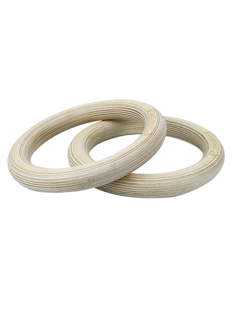 1pair New Wooden 28mm Exercise Fitness Gymnastic Rings Gym Exercise Pull Ups Muscle Ups