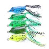 5pcs/set Plastic Frog Fishing Lures 55mm 8g Bass Soft Frog Bait Octopus Skirts Japan Bait Hook