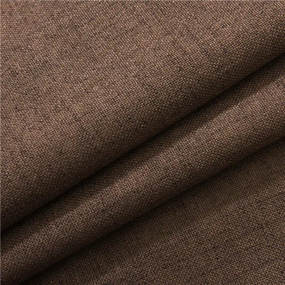 Plaid 100% Blackout Curtain For Living Room Darpe Faux Linen Curtains for Bedroom Rideaux Window Customized Cortina