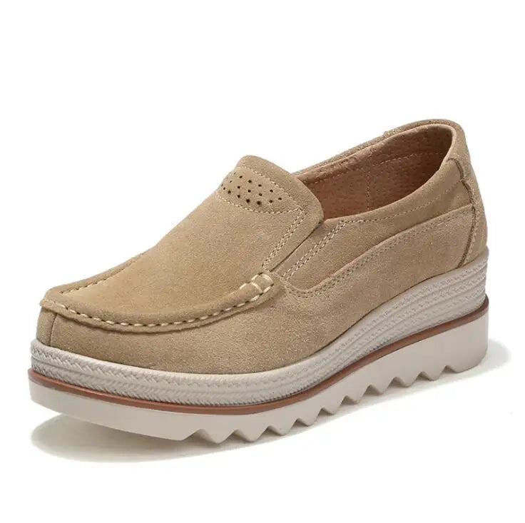 Sh10586a Height Increasing Wedge Shoes Women 2023 Lady slip on Women Shoes Casual