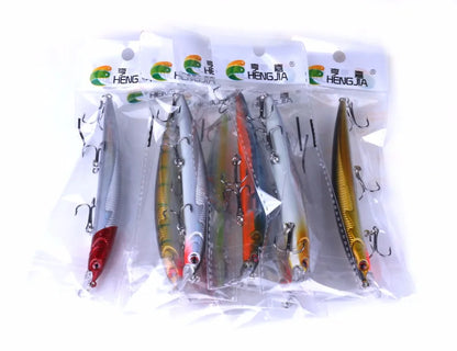 Hengjia 3d Eyes Hard Body 5cm Small Minnow Flying Fishing Lure