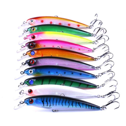 10.5CM/9.5G Saltwater Minnow Lure  Fishing Lure 0.5-1.5M Sinking Bait