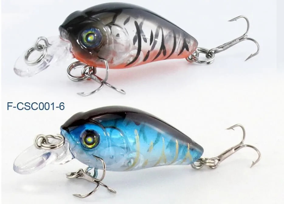 Lifelike 4.7cm 3.3g Hard Swimbait Crankbaits ABS Minnow Lure for Saltwater Fish for Sea Fishing