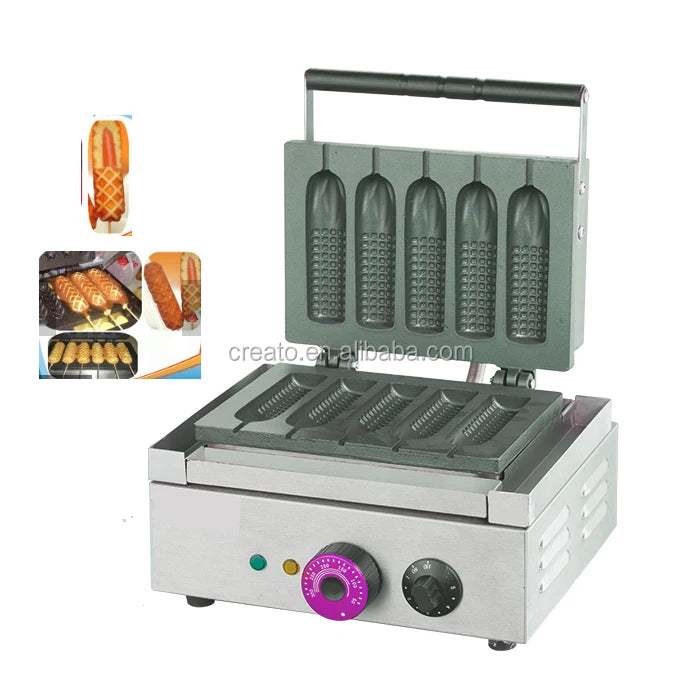 Commercial Corn Dog Maker/Waffle Stick Machine 110V 220V New Condition for Restaurant and Home Use Biscuit Cooking Function