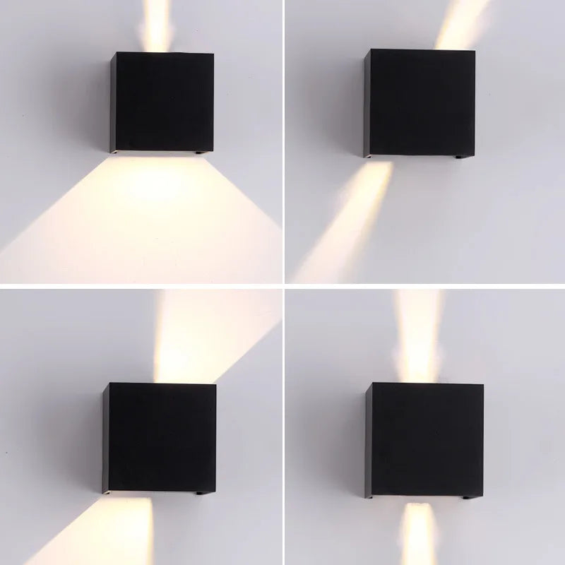 6W 12W LED Wall Light Outdoor Waterproof IP65 Porch Garden Wall Lamp Sconce Balcony Terrace Decoration Lighting Lamp