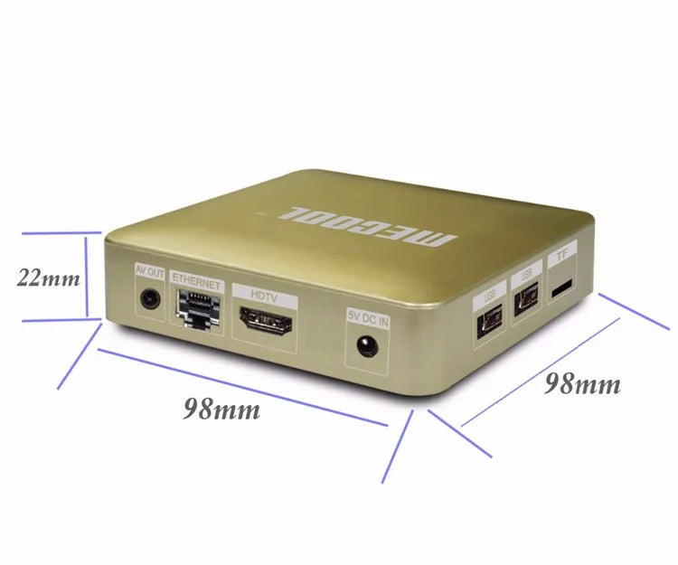 Factory of MECOOL HM8 4K Digital Set Top Box  Android Converter with Remote Controller Hm8 Smart Tv Box