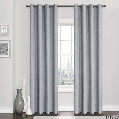 Plaid 100% Blackout Curtain For Living Room Darpe Faux Linen Curtains for Bedroom Rideaux Window Customized Cortina
