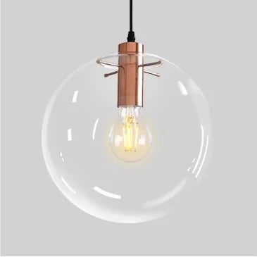 Nordic Modern Pendant Lights Creative Bubble Glass Ball Hanging Lamp for Living Room Bedroom Kitchen Lustre Suspension luminaire