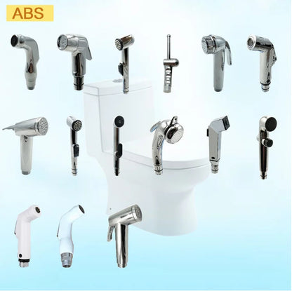 Hot Selling Shattaf T -Valve & Adjustable Jet Spray Bidet Set Chrome Handheld Bidet Gun Sprayer Bathroom Toilet Bidet Sprayer