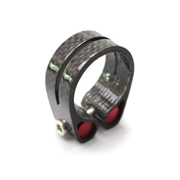Bicycle carbon fiber seat post clamp 27.2mm 30.8mm 31.6mm locking seat tube clip carbon ultralight seatpost accessories