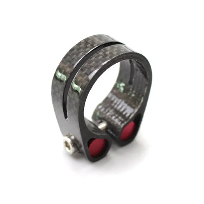 Bicycle carbon fiber seat post clamp 27.2mm 30.8mm 31.6mm locking seat tube clip carbon ultralight seatpost accessories