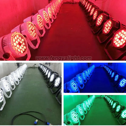 Good Quality Waterproof Outdoor RGBW 18x10W LED Par 64 Can