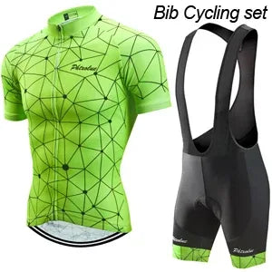 Pro Cycling Jersey Set Men Cycling Set Outdoor Sport Bike Clothes Women Breathable Anti-UV MTB Bicycle Clothing Wear Suit Kit