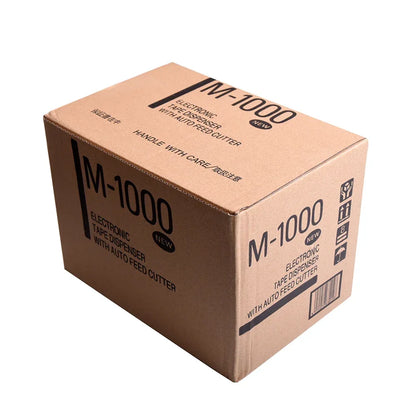 KNOKOO M1000 Industrial Electric Packing Tape Cutter Machine Automatic Electronic Adhesive Tape Dispenser 7-50mm Width Motor