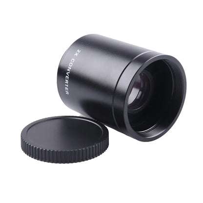 Lightdow 2x Teleconverter Converter Magnification Lens for 420-800 500 800 900 650-1300mm T Mount Telephoto Mirror Lens