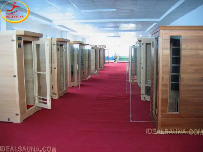 Sauna IDS-B01 High Quality Portable Modern Infrared Steamer Far Infrared Transom Windows Computer Control Panel Living Room PVC