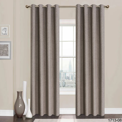 Plaid 100% Blackout Curtain For Living Room Darpe Faux Linen Curtains for Bedroom Rideaux Window Customized Cortina