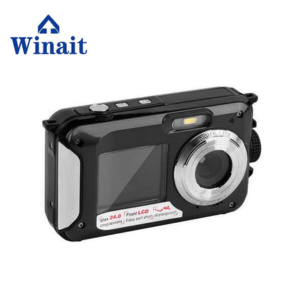 Dc-16 Professinal Double Tft-Lcd Dual Screen Camera 16X Digital Zoom Waterproof Camera 5.0Mega Pixels Digital Camera