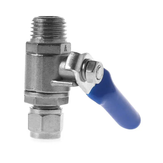 Water Purifier Reverse Osmosis Tee Inlet Ball Valve Set 1/2" BSP To 1/4" Tube by PDG ibma