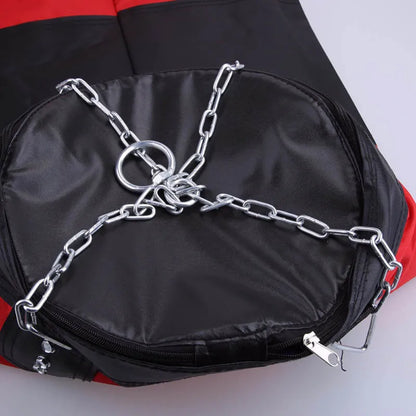 Heavy Punch Sandbag Durable Boxing Bag with Metal Chain Hook And Carabiner for Fitness Training Kickboxing Karate Taekwondo