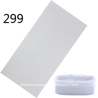 100% Polyester Solid color Microfiber Tubular Multifunction Motorcycle Scarf sports Headband Seamless Tube Bandanas Face Mask