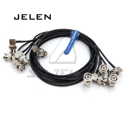 Ultra-soft SDI video signal cable, camera monitor SDI line, BNC plug to BNC plugs elbow, SDI pigtail. Camera RF coaxial cable
